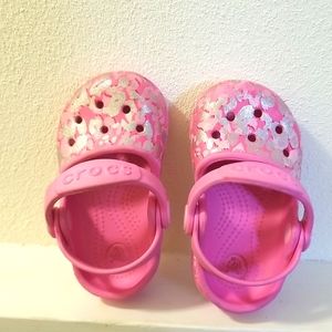 Crocs toddle girl sandals 5c